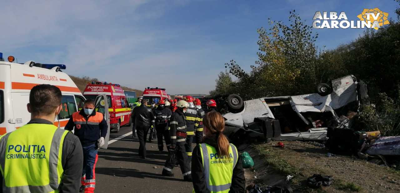 accident autostrada sebes