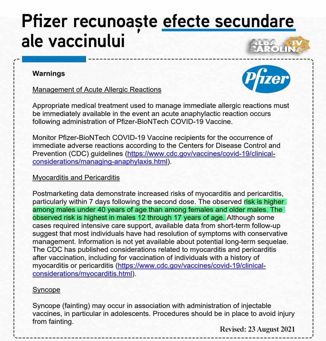 efecte secundare vaccin