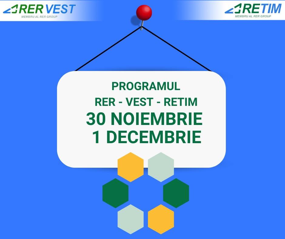 Program de lucru RERVEST-RETIM_ program