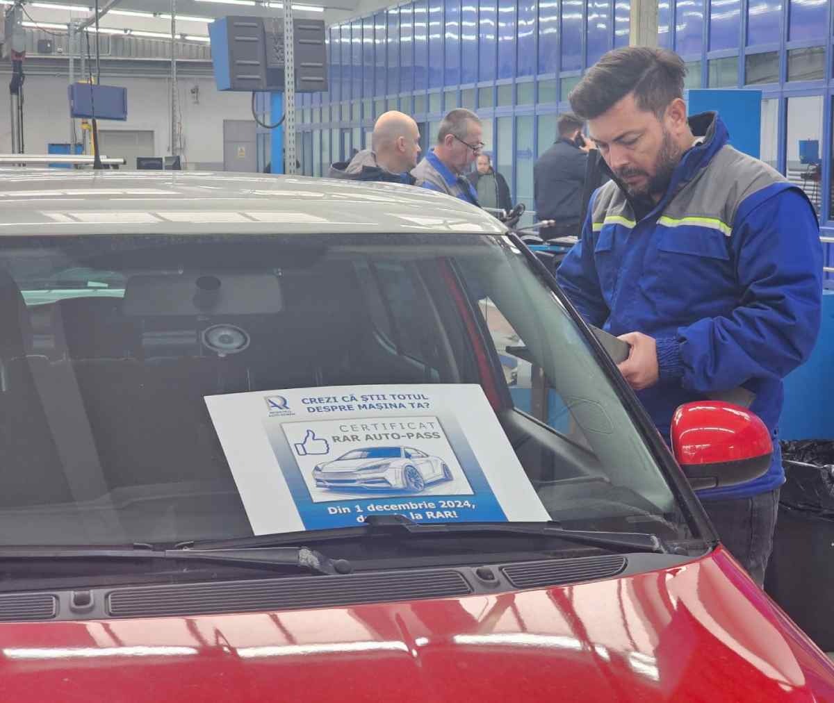RAR-Auto-Pass verifica masina