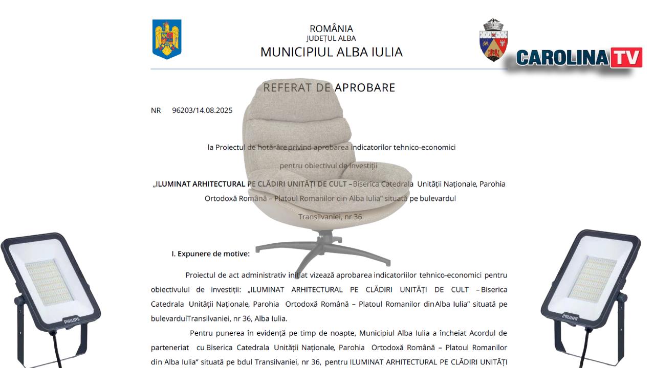 iluminat catedrala alba iulia