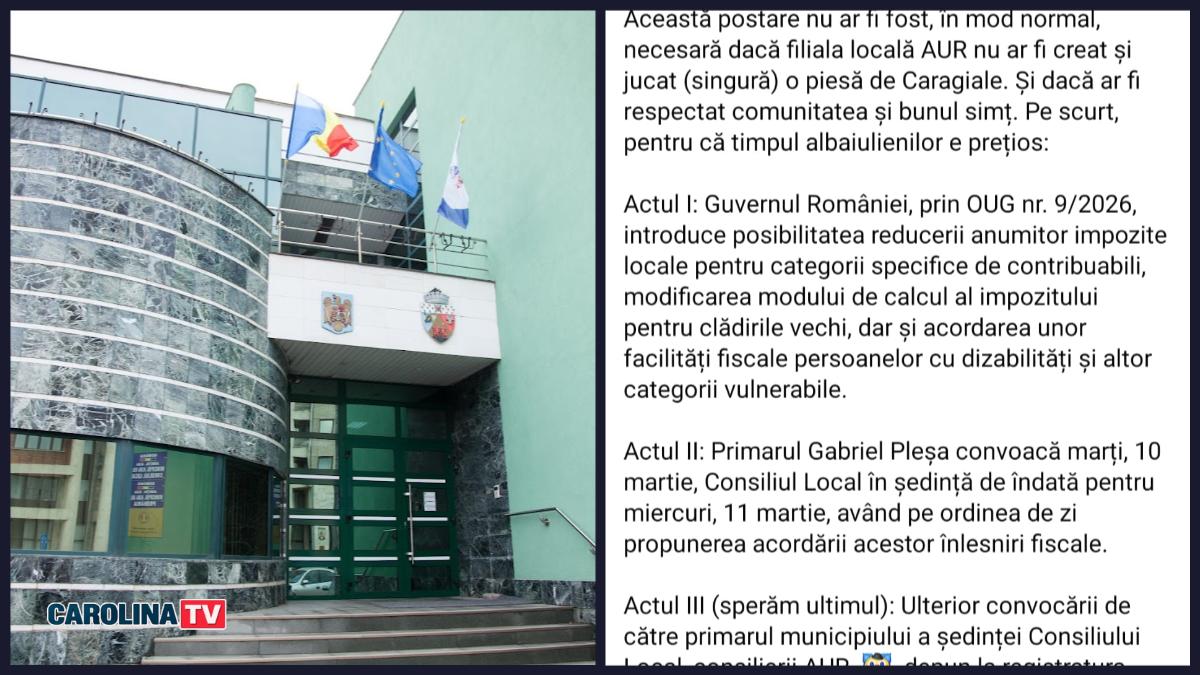 politizarea primariei alba iulia