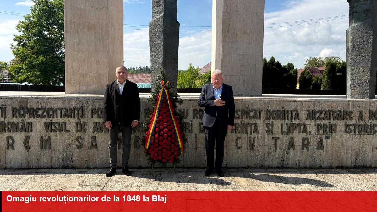 Omagiu revoluționarilor de la 1848 la Blaj