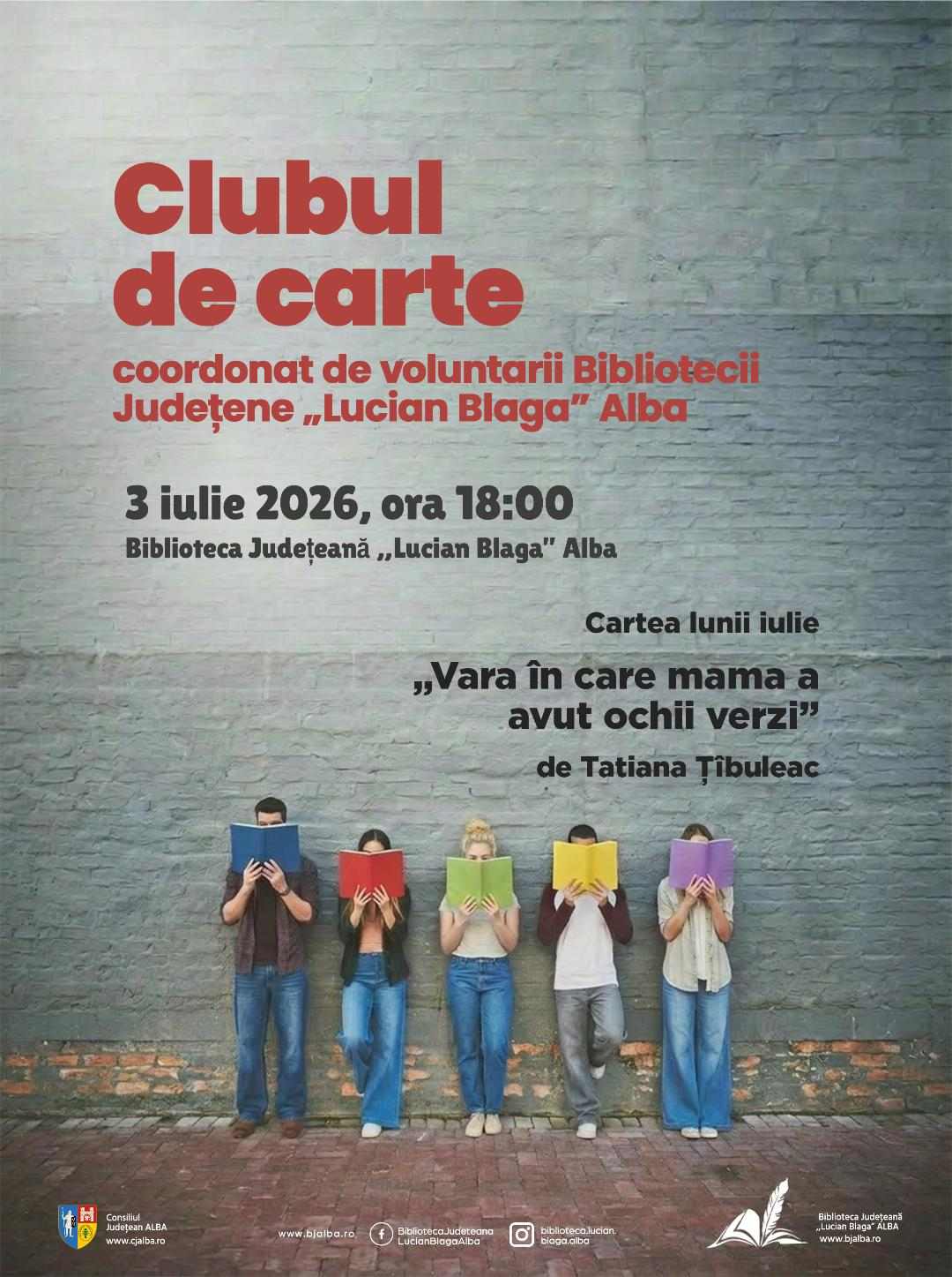 clubul de carte biblioteca alba iulia