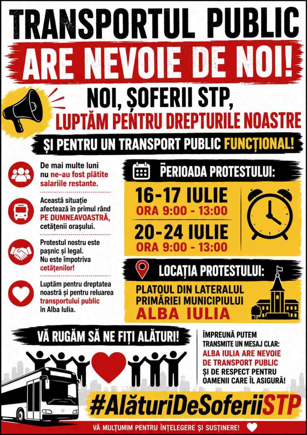 alaturi de soferii stp afis