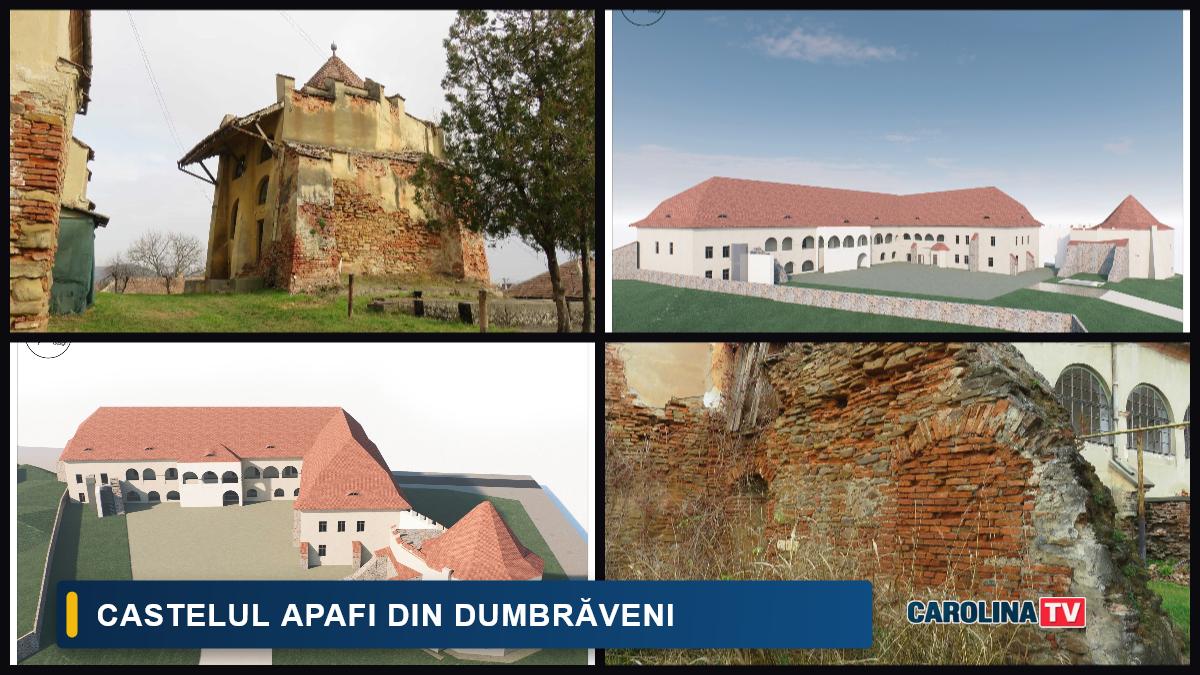 Castelul Apafi din Sibiu renaște: fosta reședință princiară din Dumbrăveni intră într-un amplu proiect de restaurare